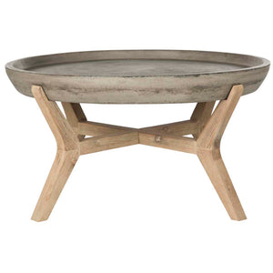 Safavieh Wynn Indoor/Outdoor Modern Concrete Round 18.1, VNN1013