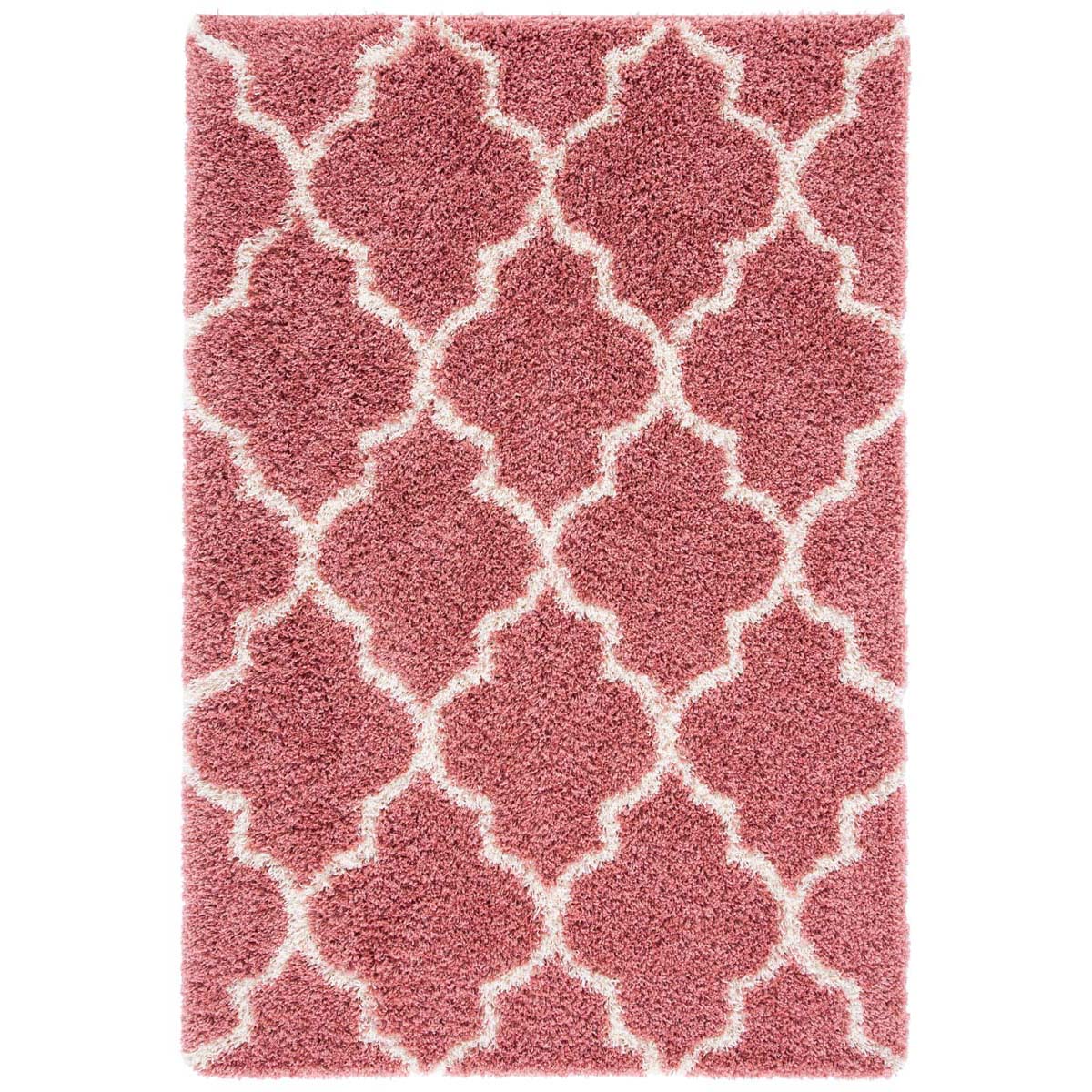 Safavieh Venus Shag 524 Rug, VNS524 - Pink / Ivory