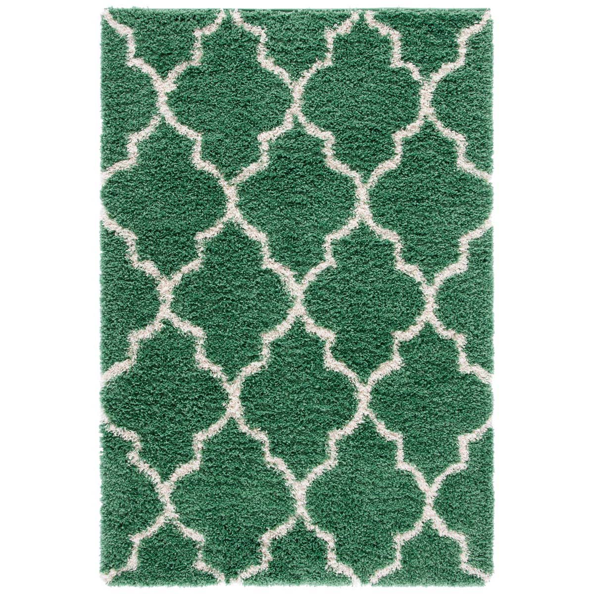 Safavieh Venus Shag 524 Rug, VNS524 - Green / Ivory
