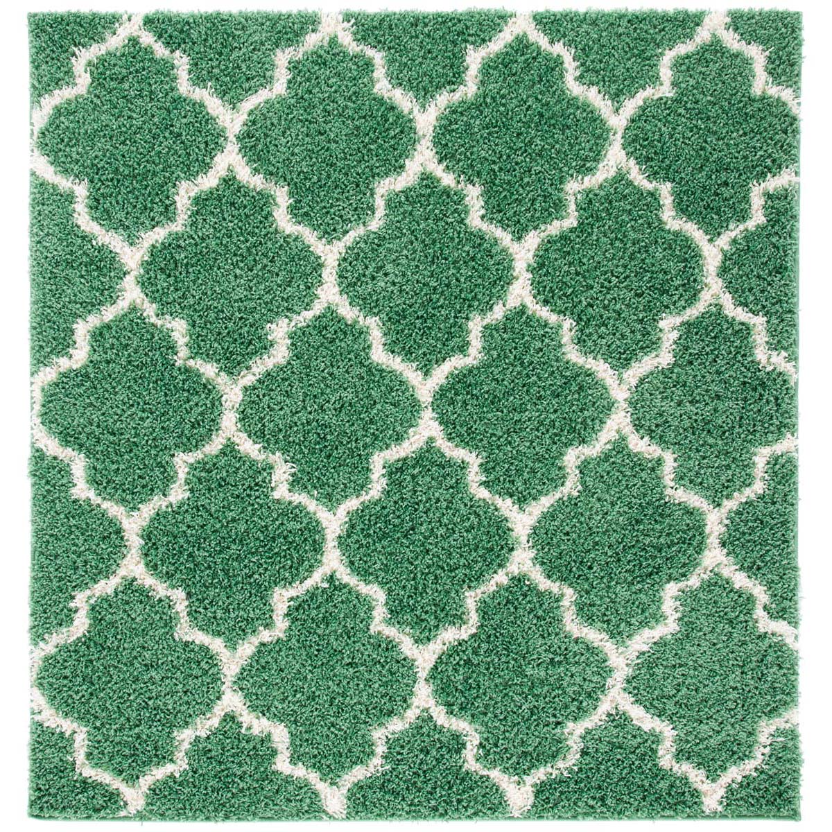 Safavieh Venus Shag 524 Rug, VNS524 - Green / Ivory