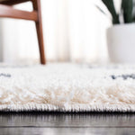 Safavieh Venus Shag 680 Rug, VNS680 - Ivory / Dark Grey