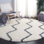 Safavieh Venus Shag 680 Rug, VNS680 - Ivory / Dark Grey