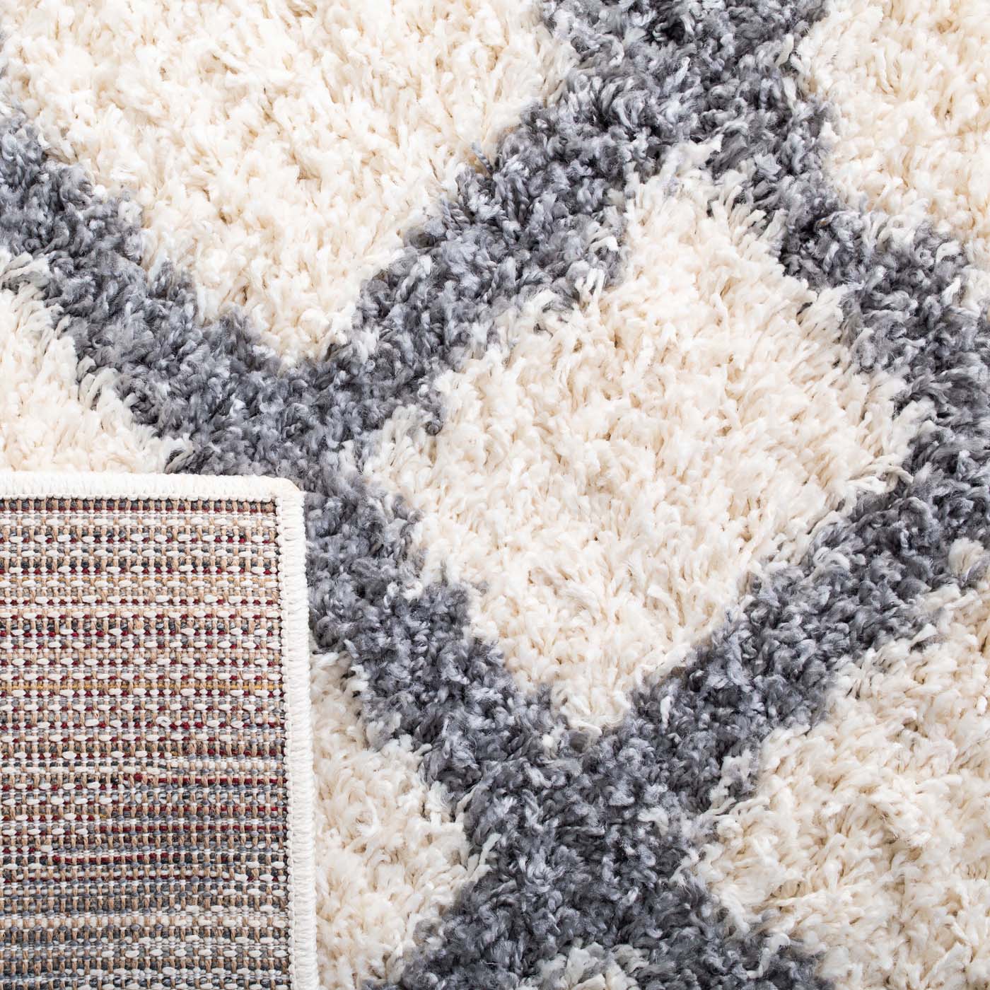 Safavieh Venus Shag 683 Rug, VNS683 - Ivory / Grey