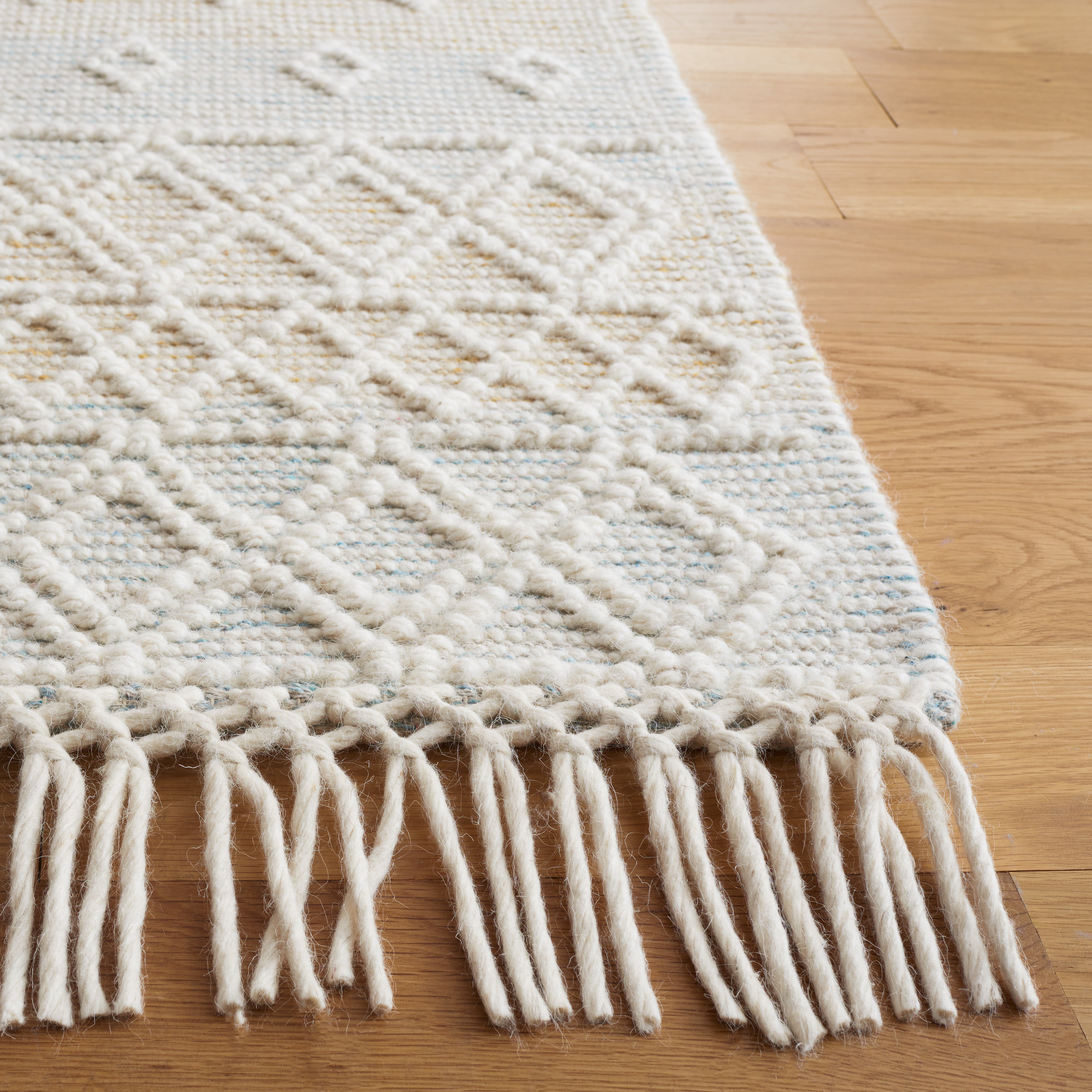 Safavieh Vermont 252 Rug, VRM252 - Light Blue / Yellow