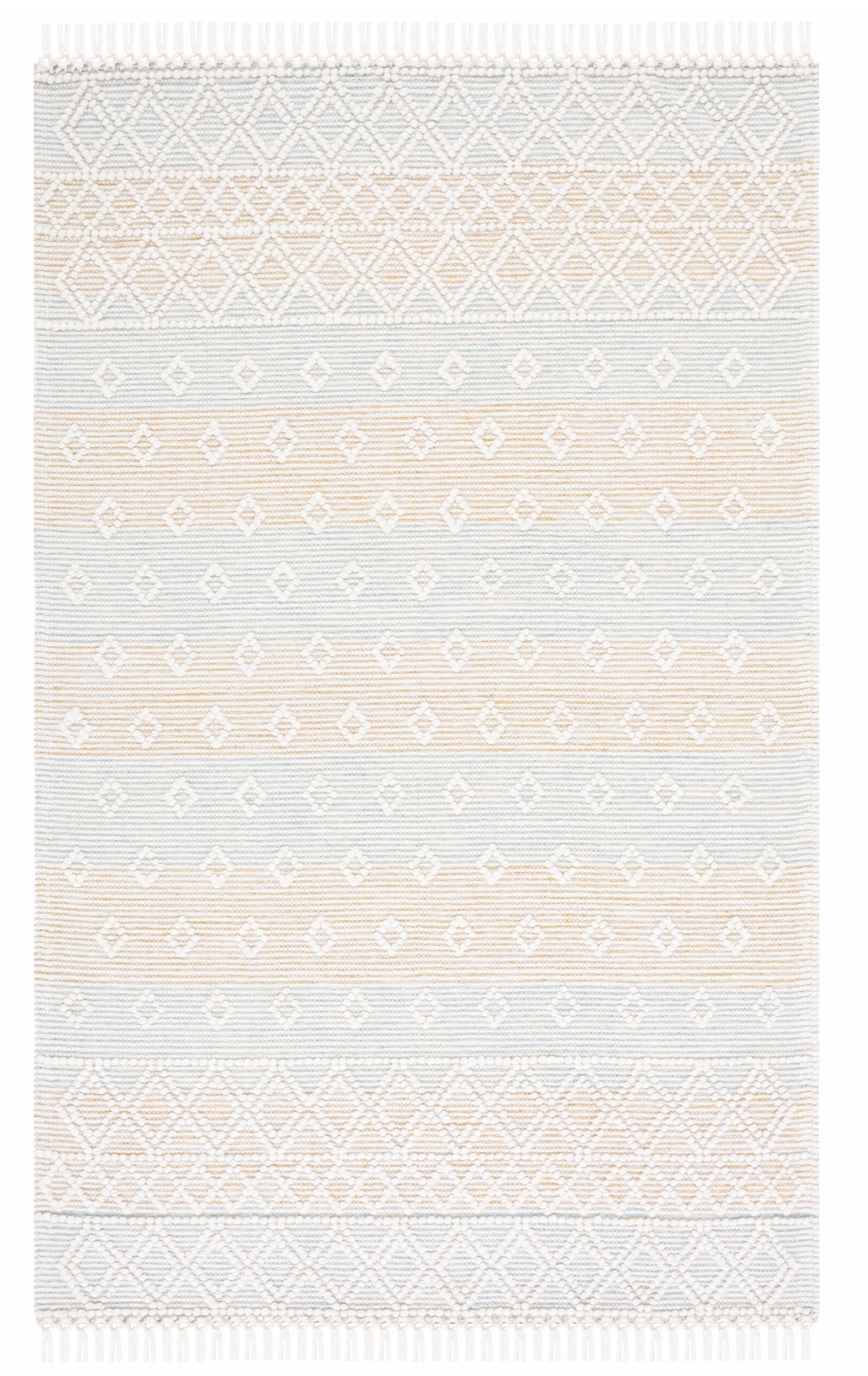 Safavieh Vermont 252 Rug, VRM252 - Light Blue / Yellow