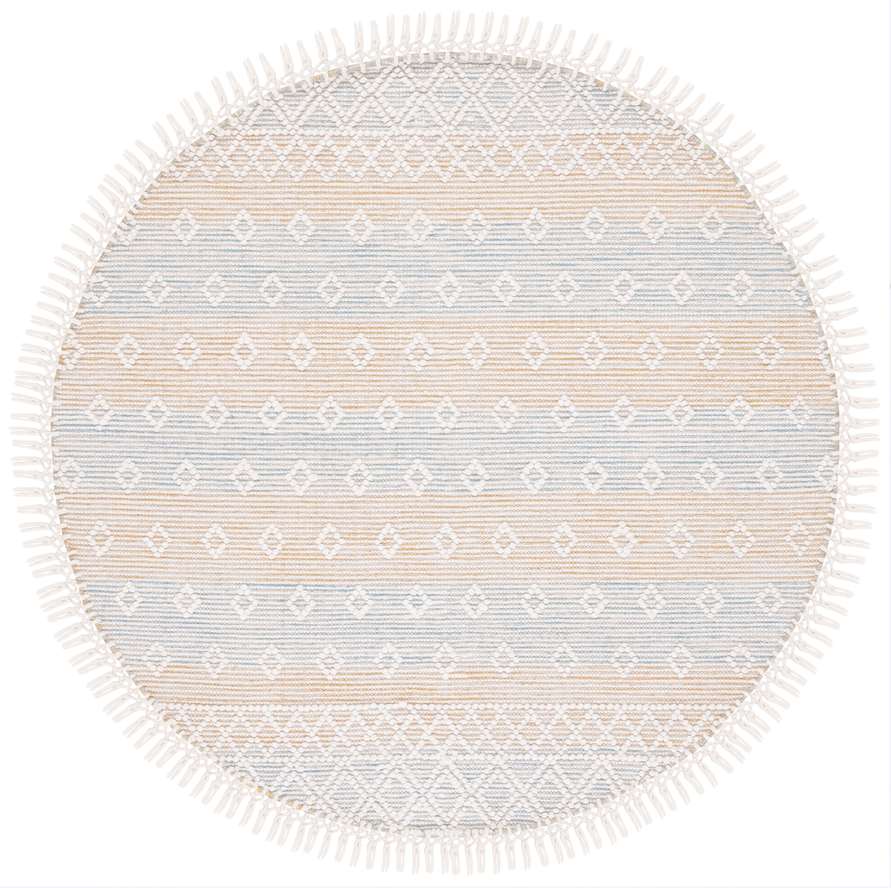 Safavieh Vermont 252 Rug, VRM252 - Light Blue / Yellow