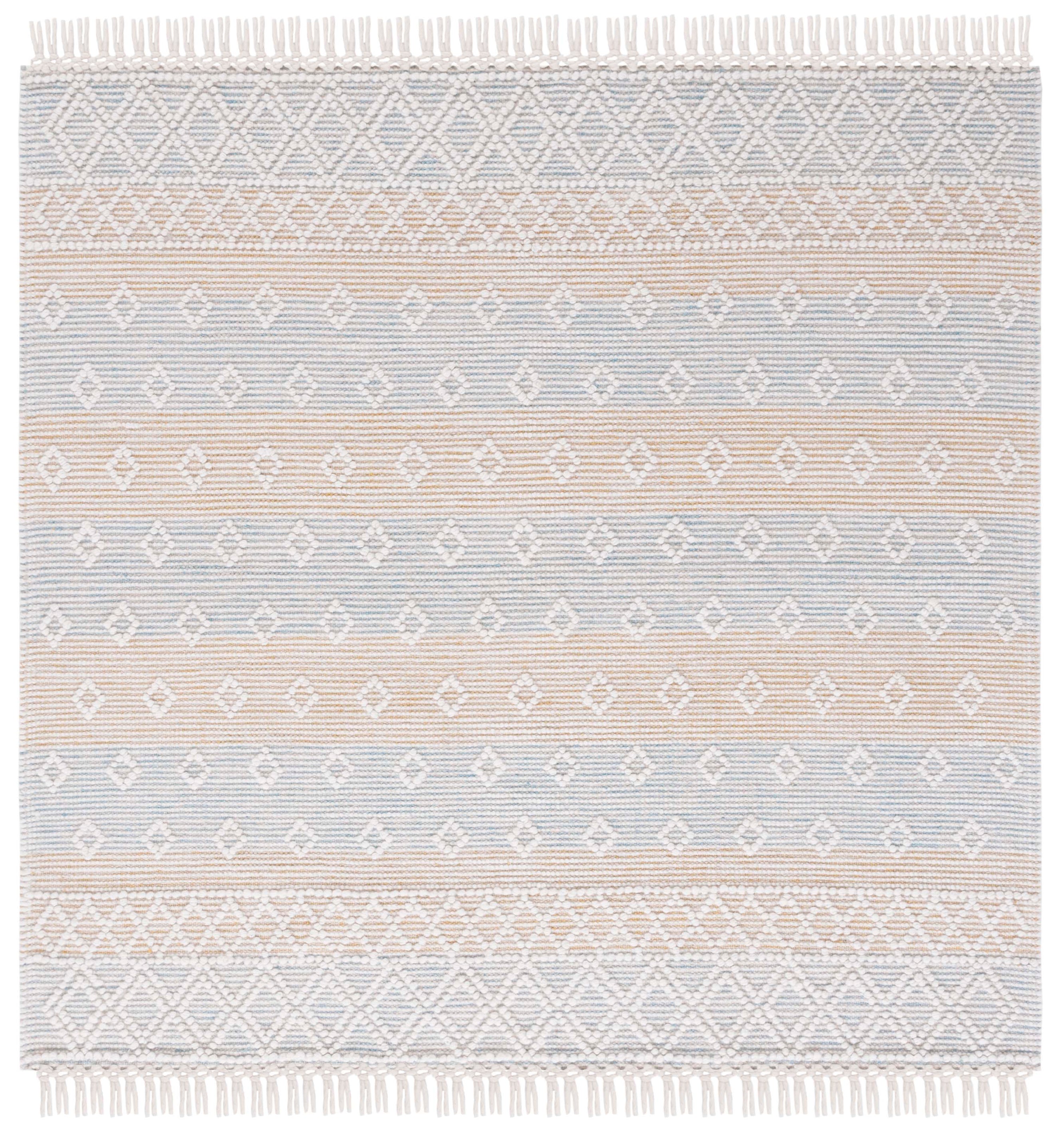 Safavieh Vermont 252 Rug, VRM252 - Light Blue / Yellow