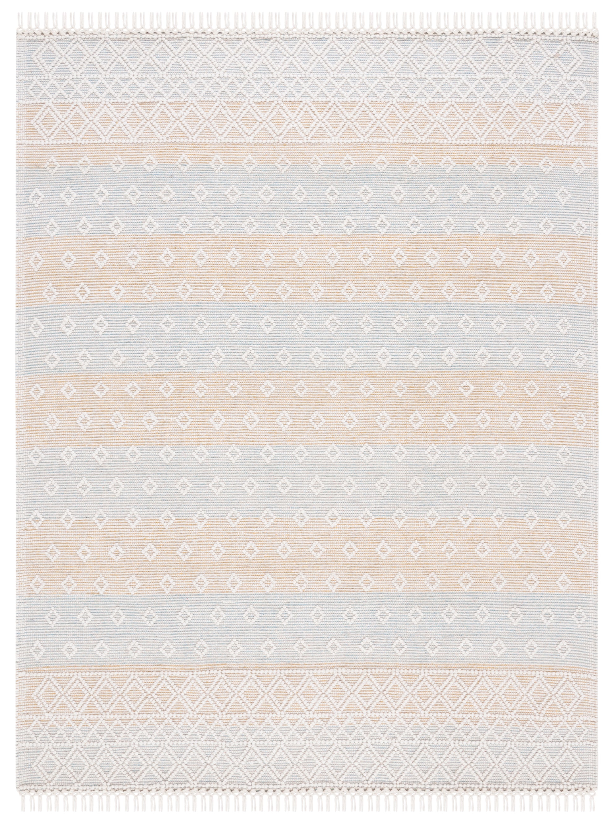 Safavieh Vermont 252 Rug, VRM252 - Light Blue / Yellow