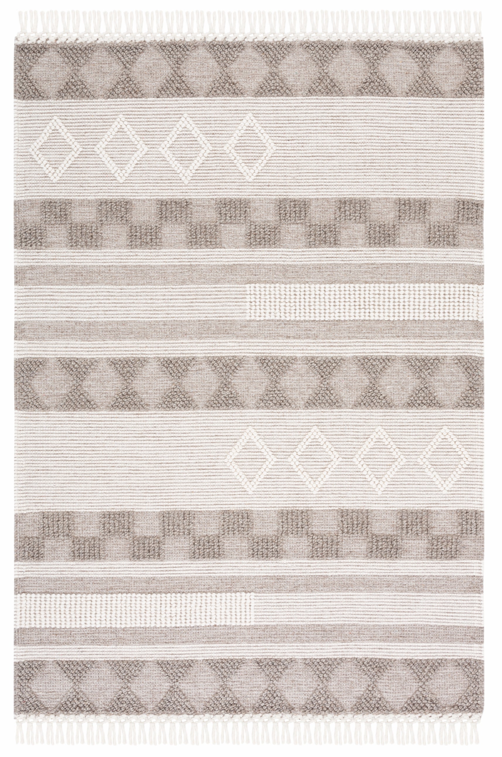 Safavieh Vermont 253 Rug, VRM253 - Ivory / Brown