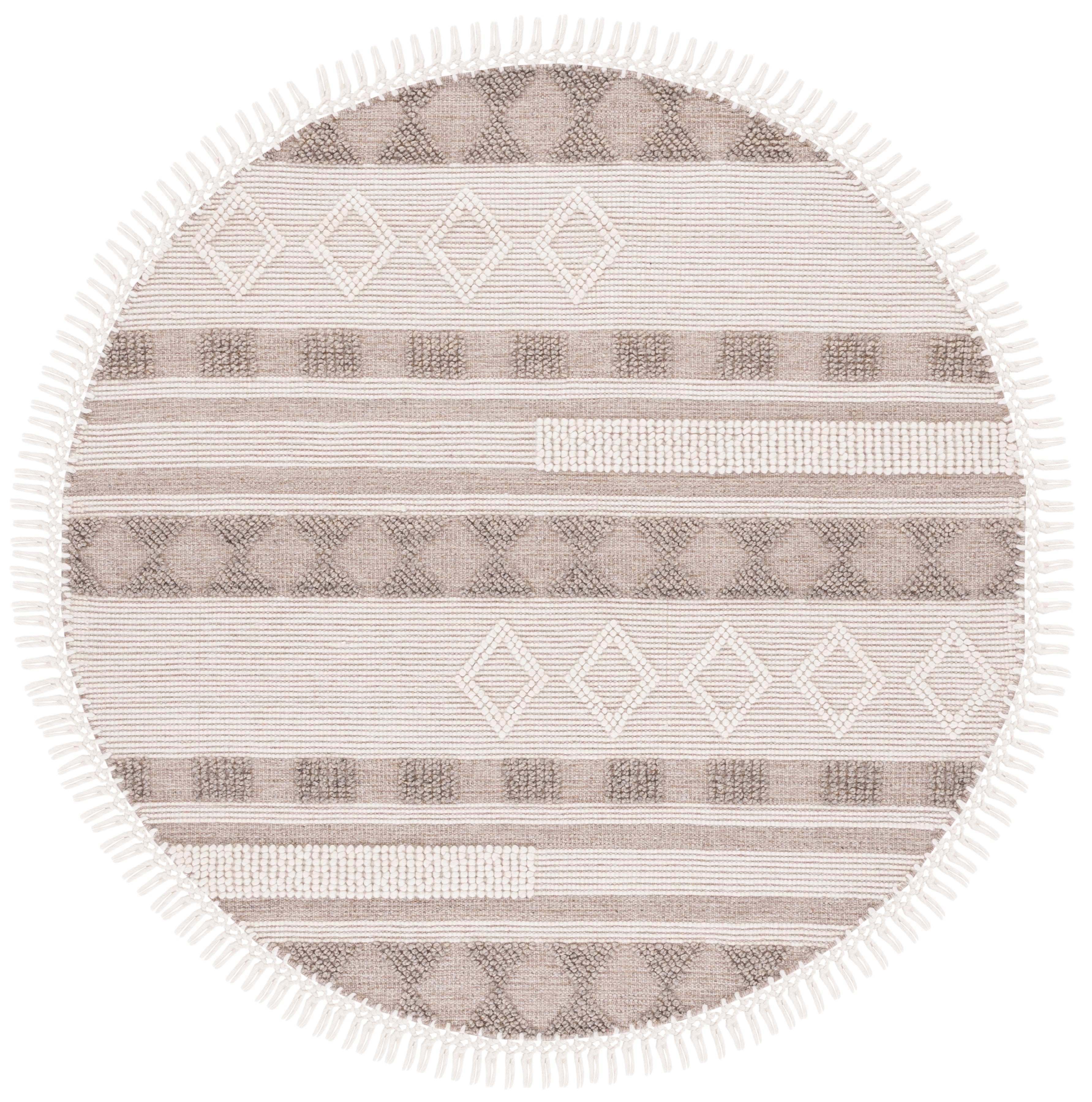 Safavieh Vermont 253 Rug, VRM253 - Ivory / Brown