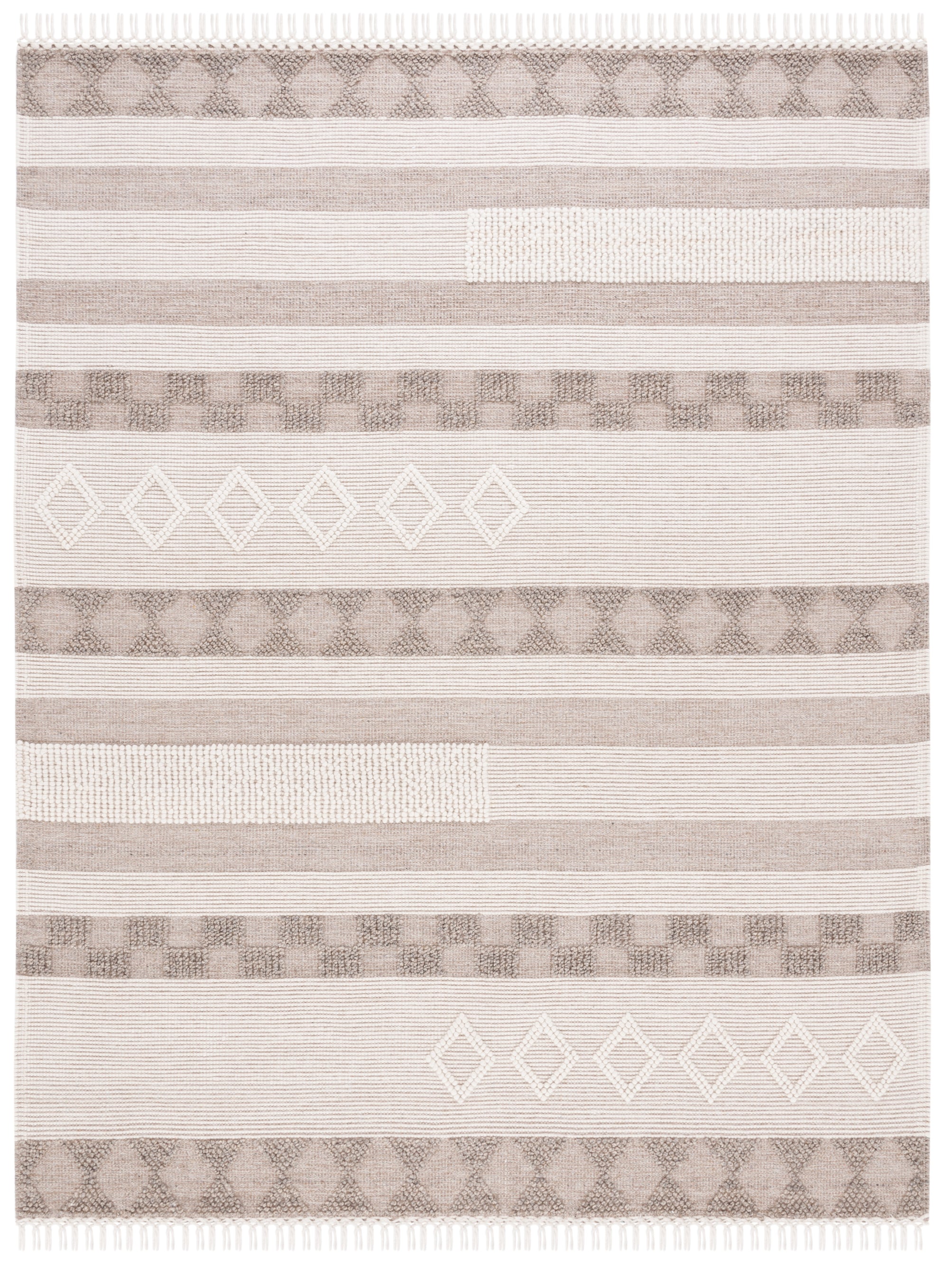 Safavieh Vermont 253 Rug, VRM253 - Ivory / Brown