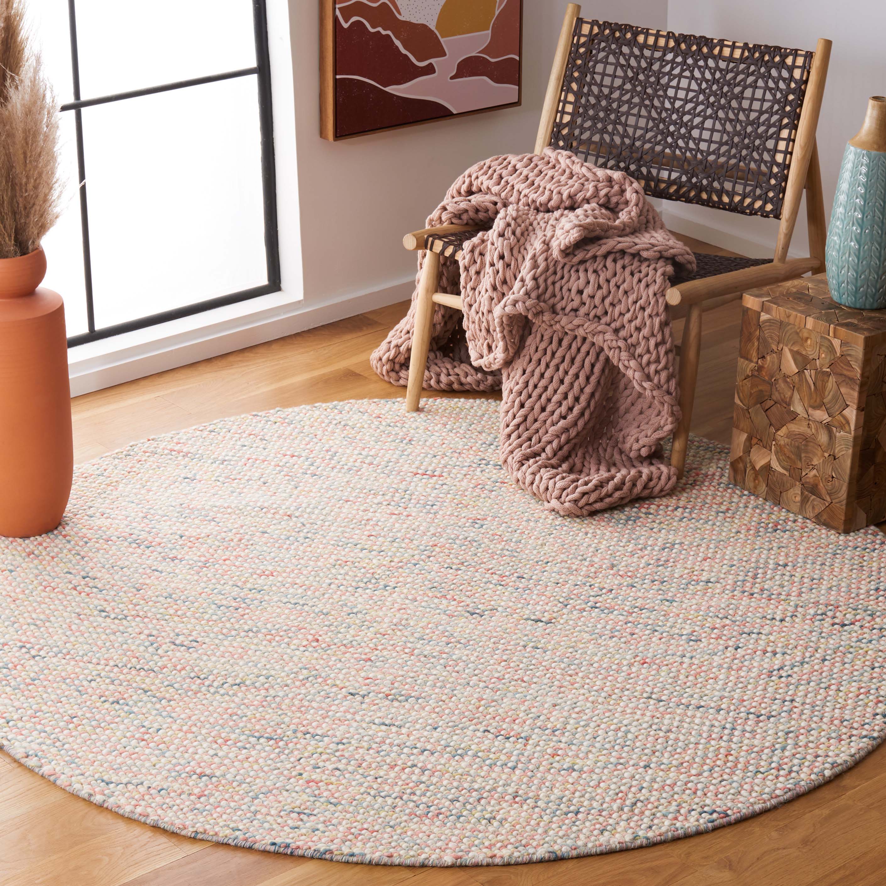 Safavieh Vermont 401 Rug, VRM401 - Ivory / Pink