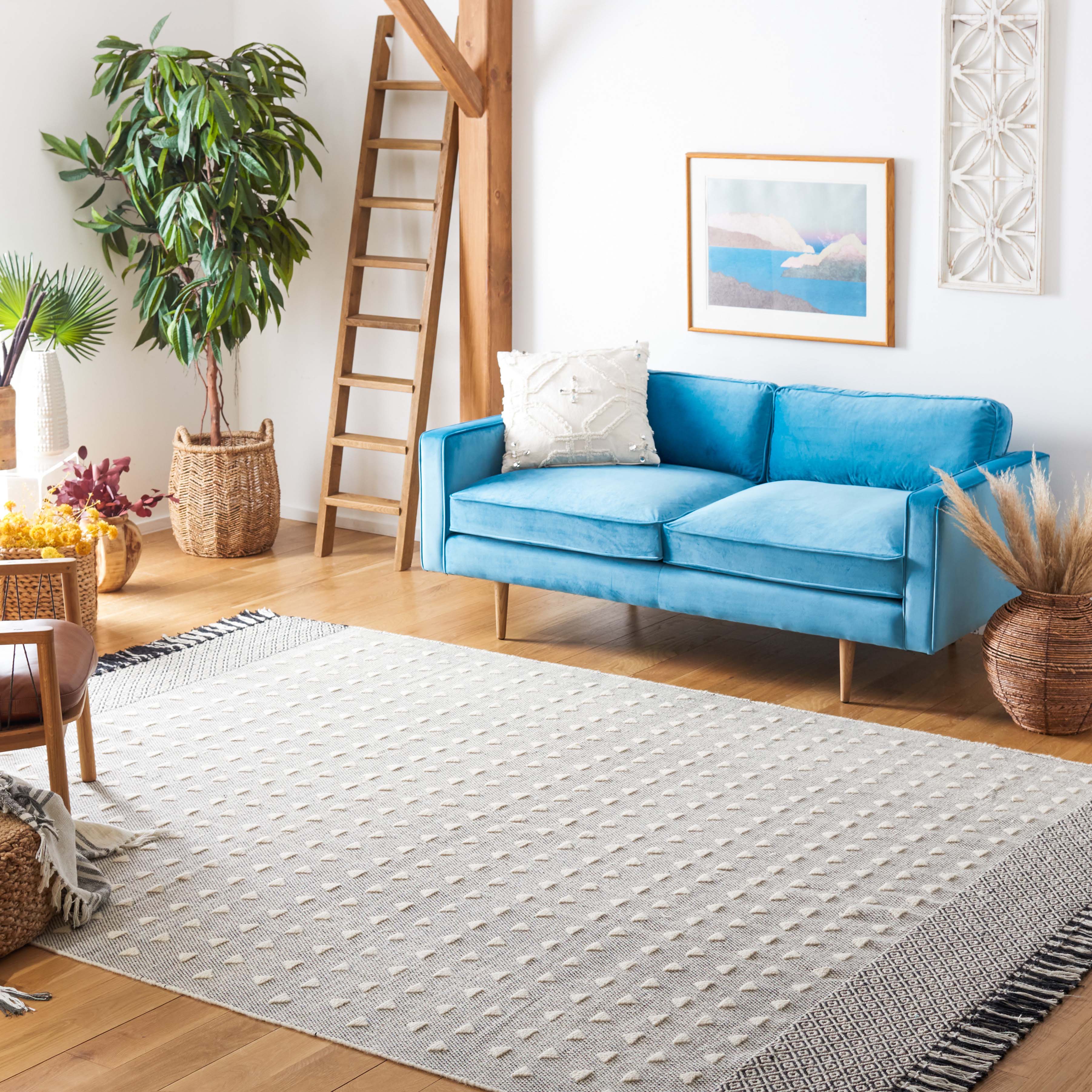 Safavieh Vermont 503 Rug, VRM503 - Ivory / Black