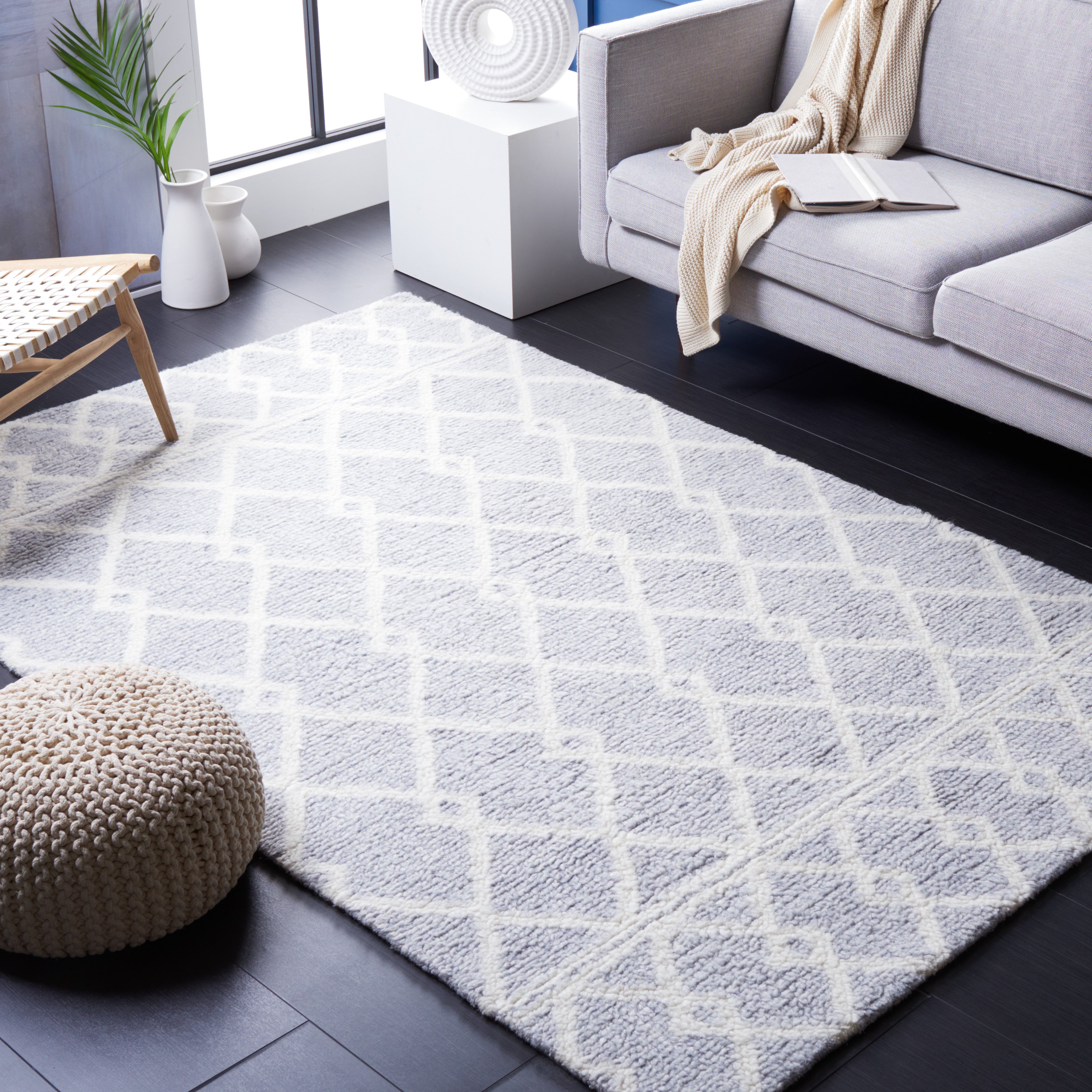 Safavieh Vermont 554 Rug, VRM554 - Grey / Ivory