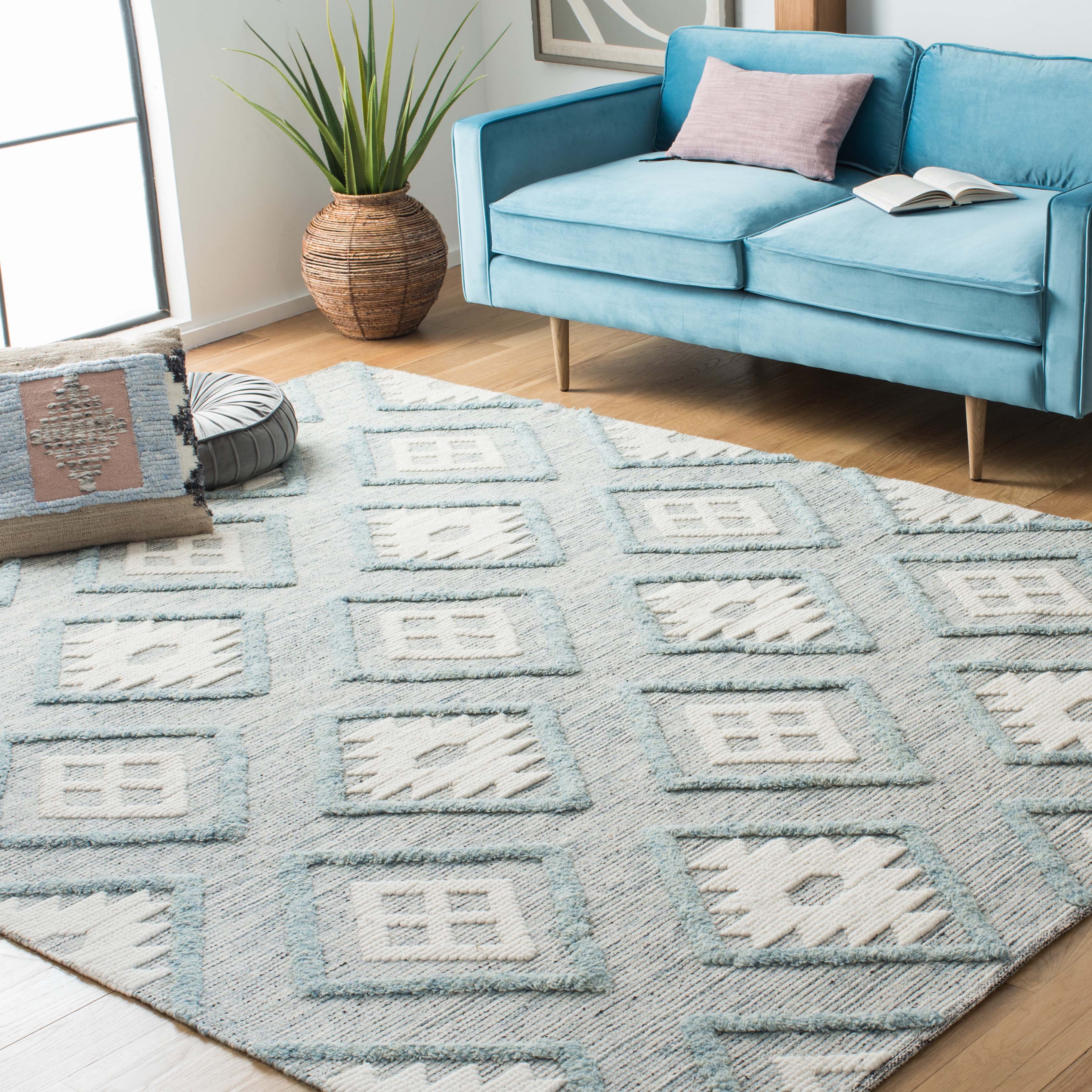 Safavieh Vermont 601 Rug, VRM601 - Blue / Ivory