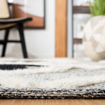 Safavieh Vermont 602 Rug, VRM602 - Black / Ivory