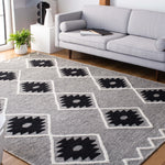 Safavieh Vermont 602 Rug, VRM602 - Black / Ivory