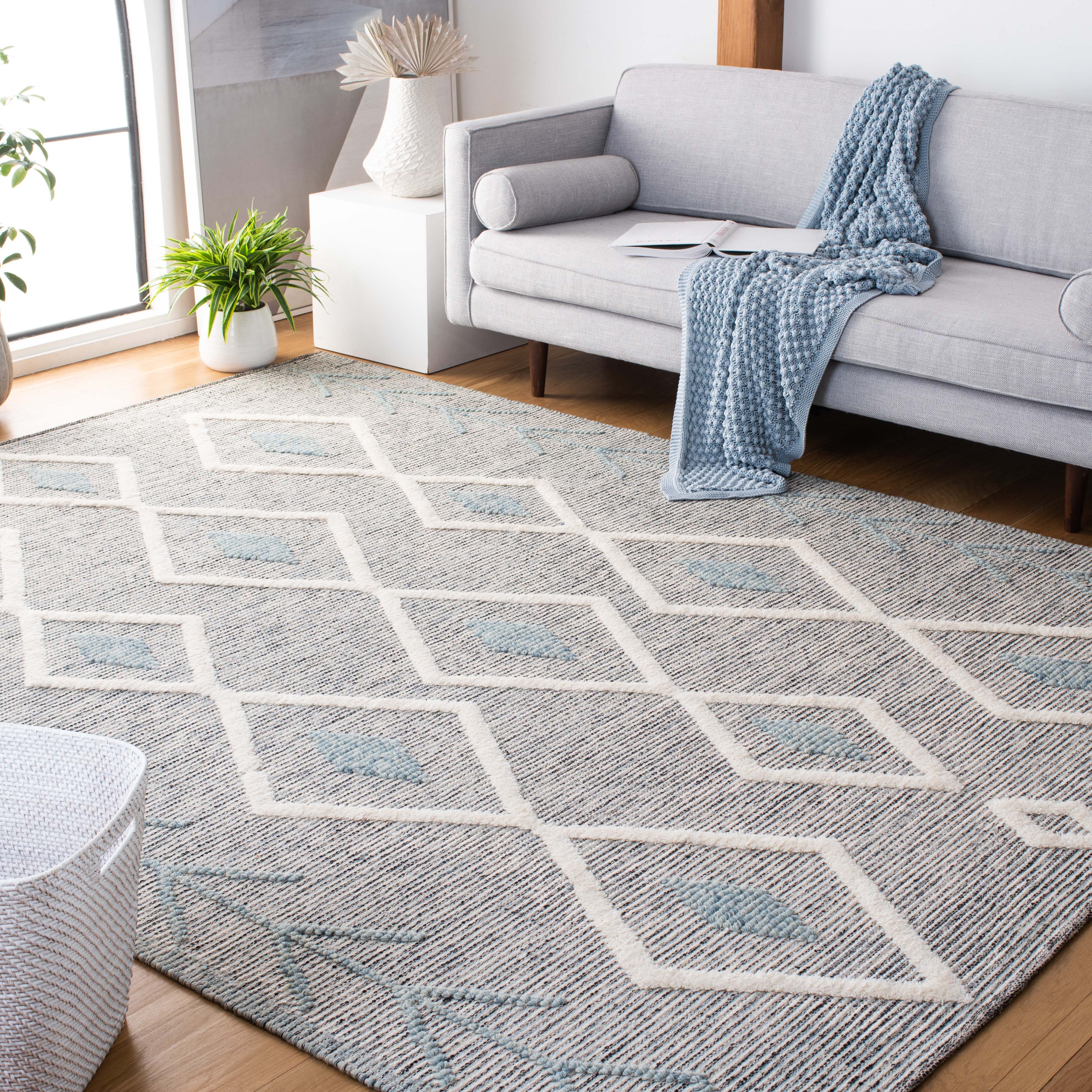 Safavieh Vermont 603 Rug, VRM603 - Blue / Ivory