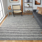 Safavieh Vermont 802 Rug, VRM802 - Black / Ivory