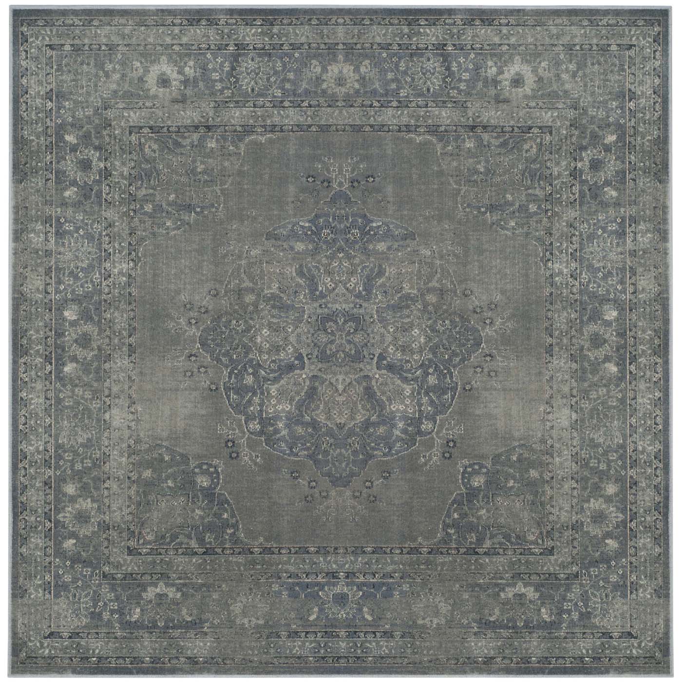 Safavieh Vintage 158 Rug, VTG158 - Light Blue / Light Grey