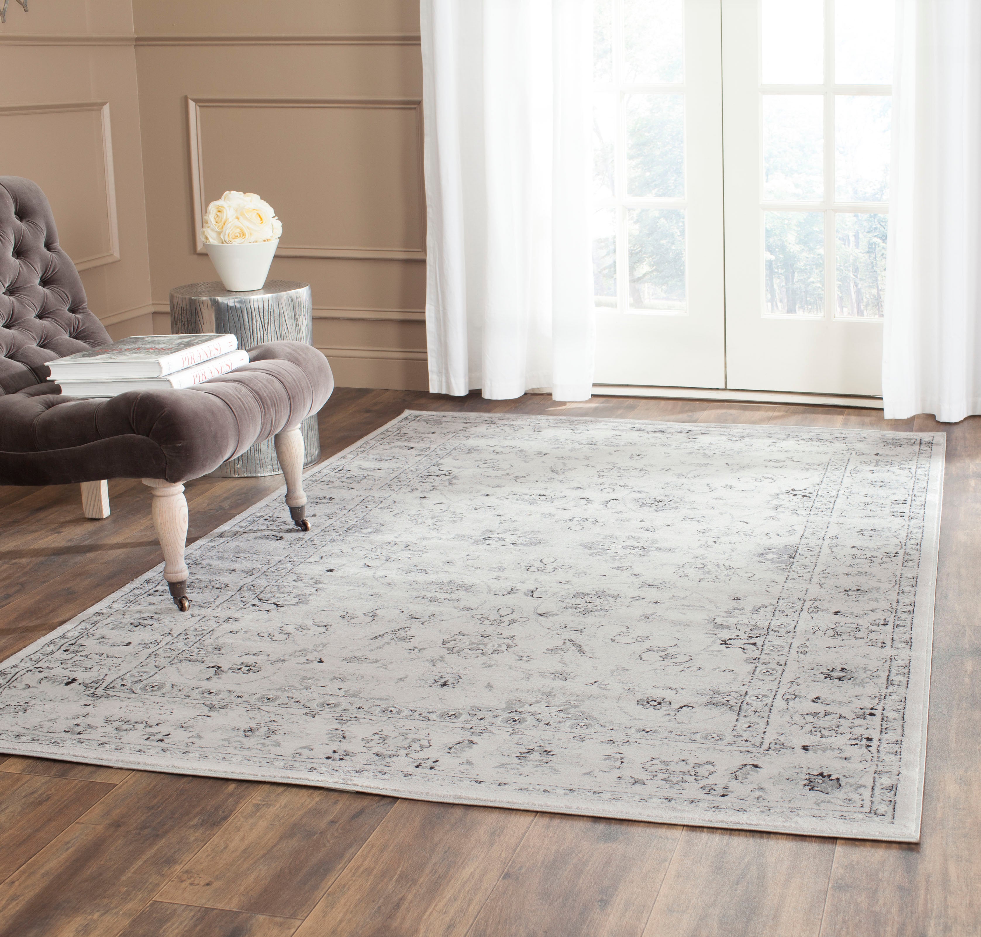 Safavieh Vintage 430 Rug, VTG430 - Grey / Ivory