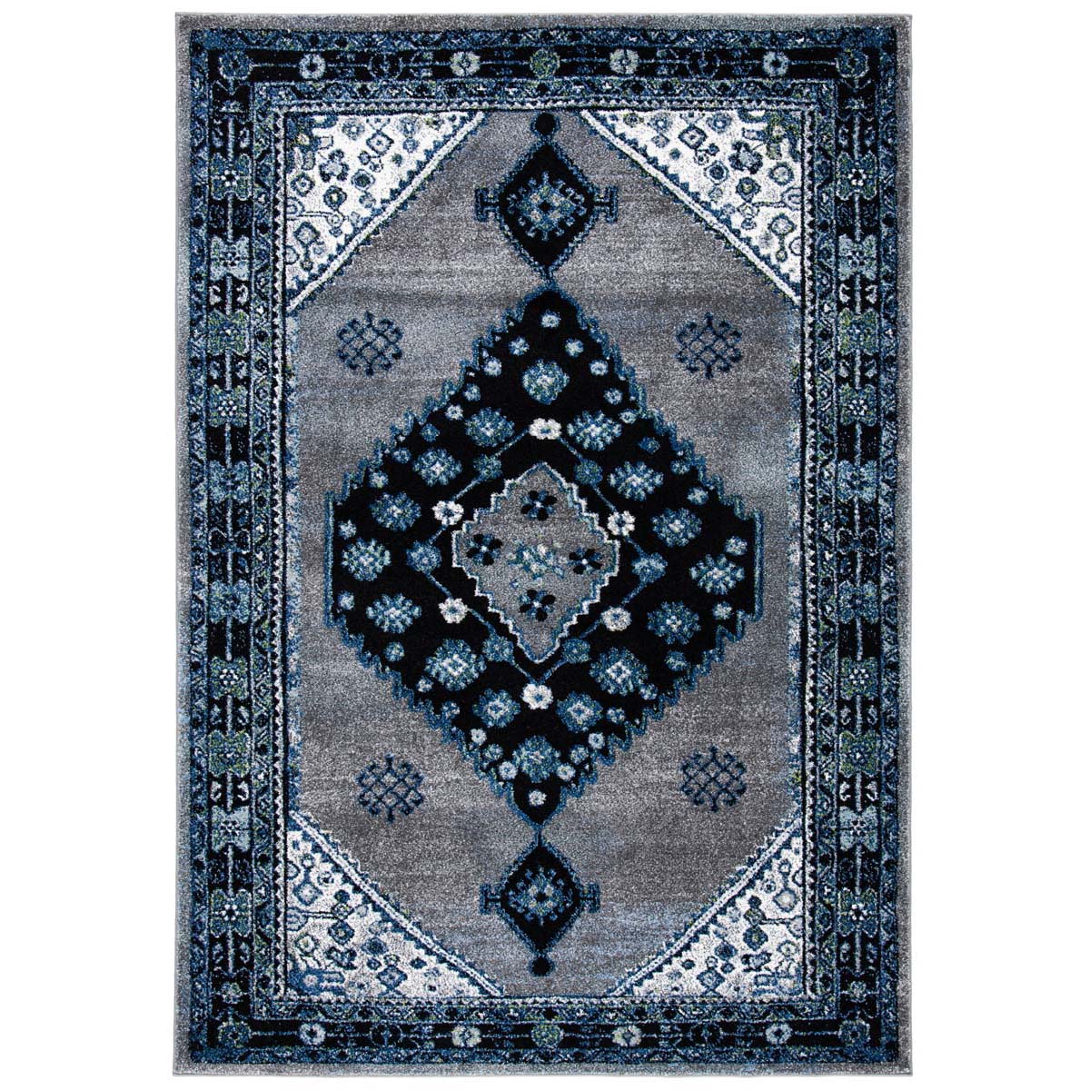 Safavieh Vintage Hamadan 202 Rug, VTH202 - BEIGE / BLACK