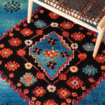 Safavieh Vintage Hamadan 202 Rug, VTH202 - BLUE / BLACK