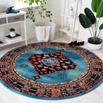 Safavieh Vintage Hamadan 202 Rug, VTH202 - BLUE / BLACK
