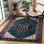Safavieh Vintage Hamadan 202 Rug, VTH202 - GREEN / BLACK