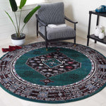Safavieh Vintage Hamadan 202 Rug, VTH202 - GREEN / BLACK