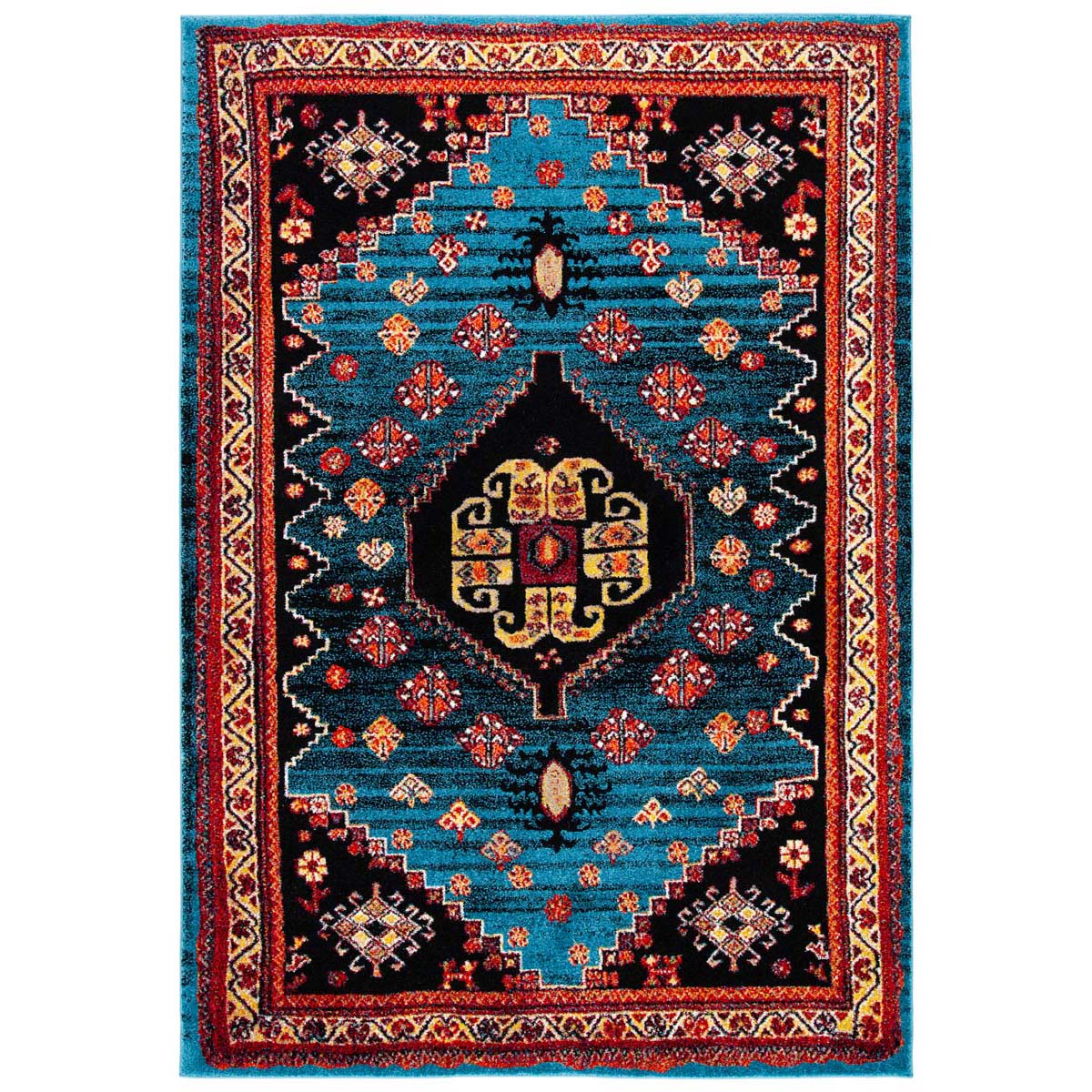 Safavieh Vintage Hamadan 203 Rug, VTH203 - BLUE / BLACK