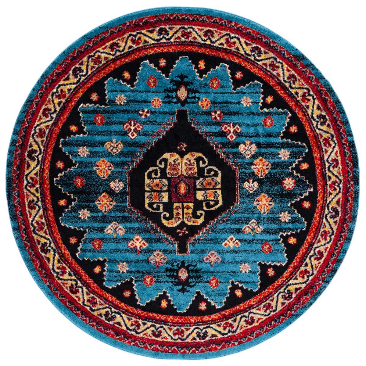 Safavieh Vintage Hamadan 203 Rug, VTH203 - BLUE / BLACK