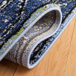 Safavieh Vintage Hamadan 204 Rug, VTH204 - LIGHT BLUE / BLACK