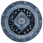 Safavieh Vintage Hamadan 204 Rug, VTH204 - LIGHT BLUE / BLACK