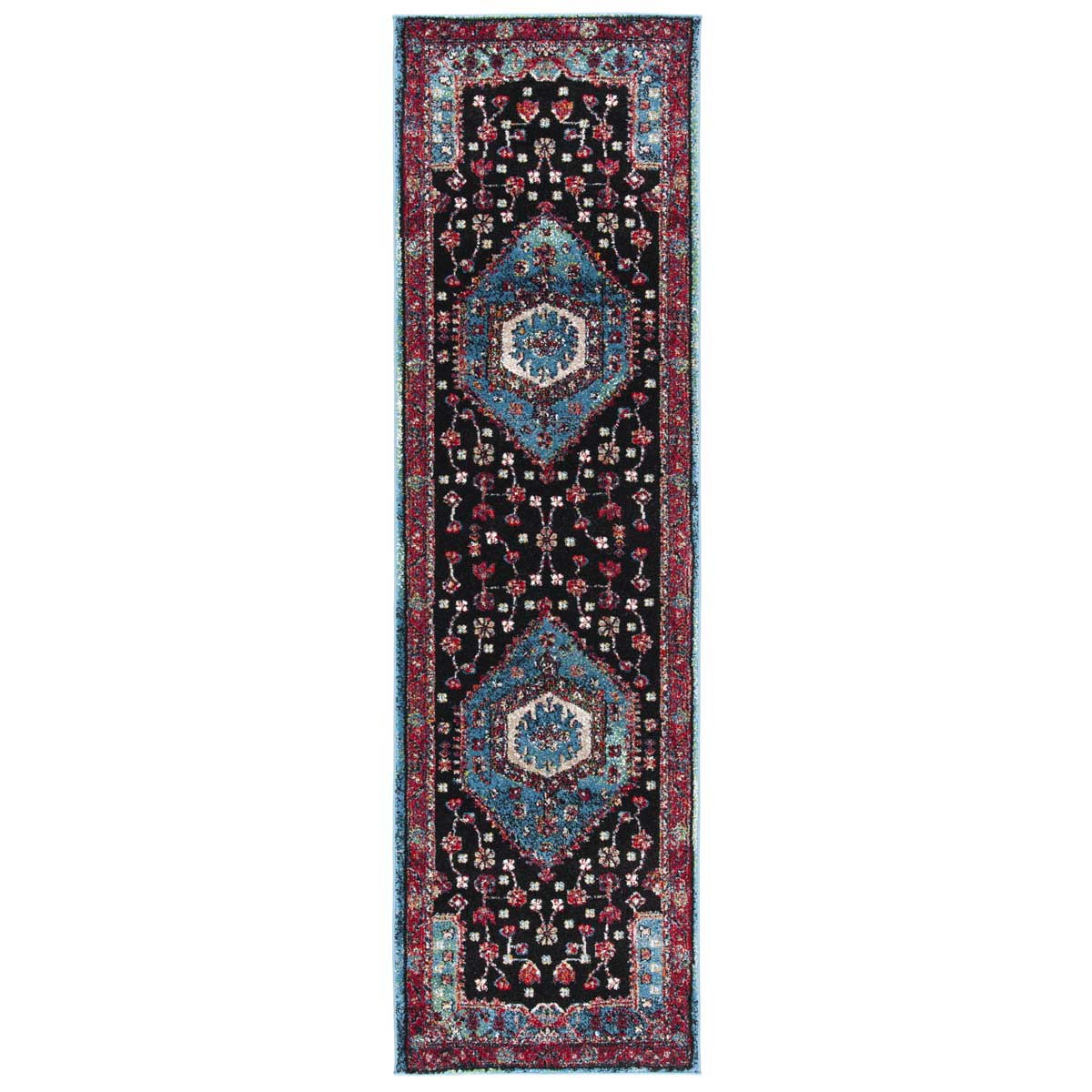 Safavieh Vintage Hamadan 204 Rug, VTH204 - TURQUOISE / BLACK