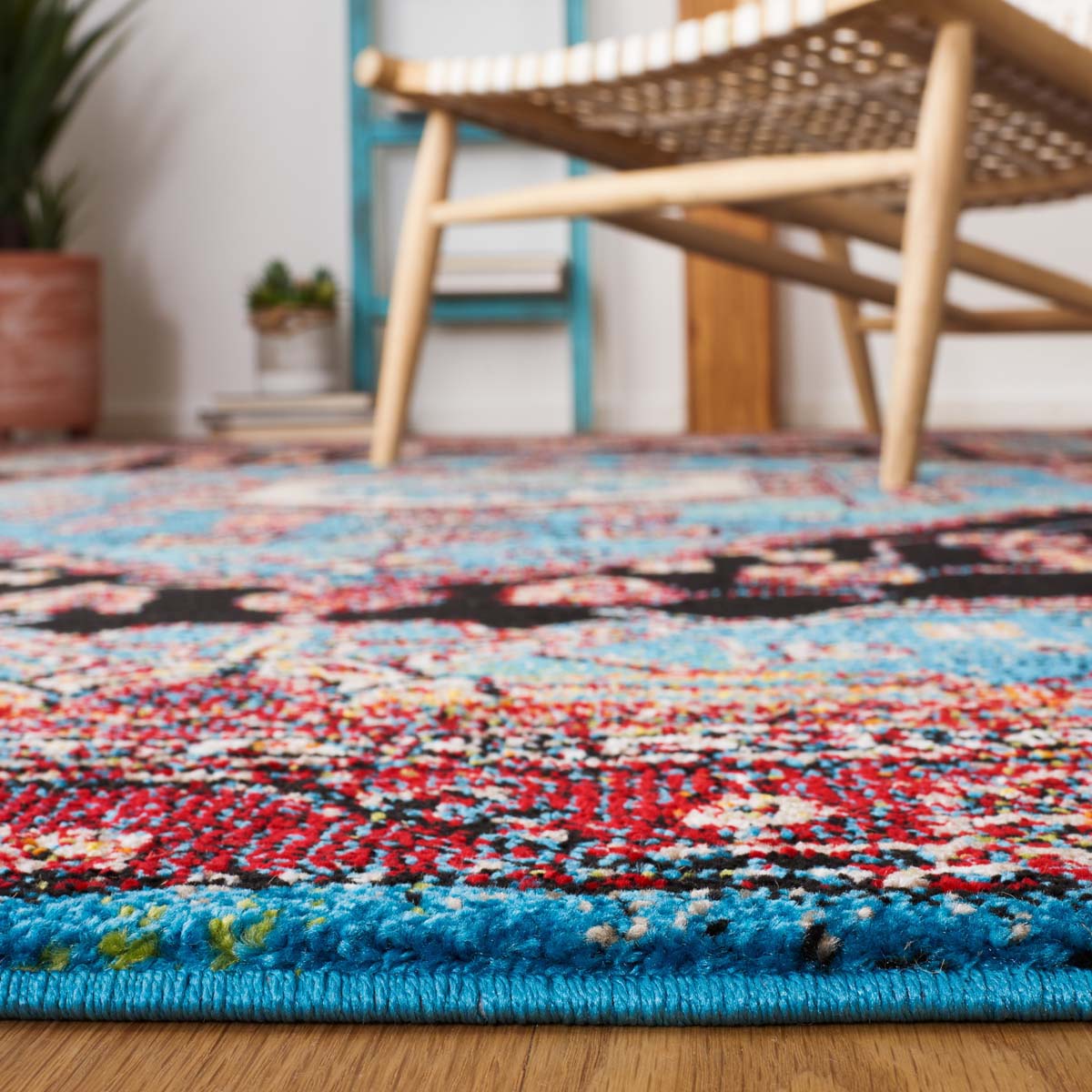 Safavieh Vintage Hamadan 204 Rug, VTH204 - TURQUOISE / BLACK