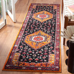 Safavieh Vintage Hamadan 204 Rug, VTH204 - ORANGE / BLACK