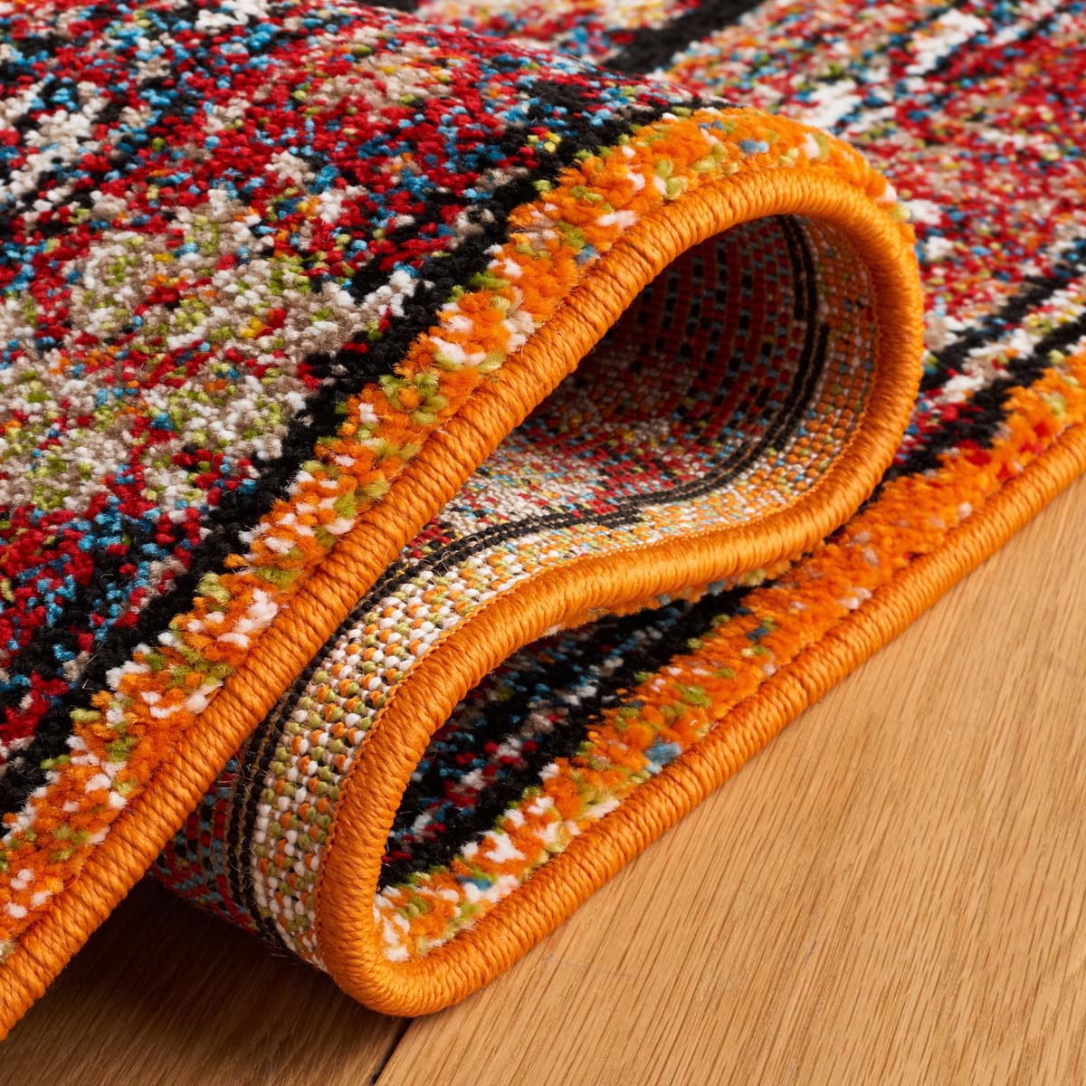 Safavieh Vintage Hamadan 204 Rug, VTH204 - ORANGE / BLACK