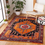 Safavieh Vintage Hamadan 204 Rug, VTH204 - ORANGE / BLACK