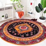 Safavieh Vintage Hamadan 204 Rug, VTH204 - ORANGE / BLACK