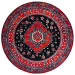 Safavieh Vintage Hamadan 204 Rug, VTH204 - RED / BLACK