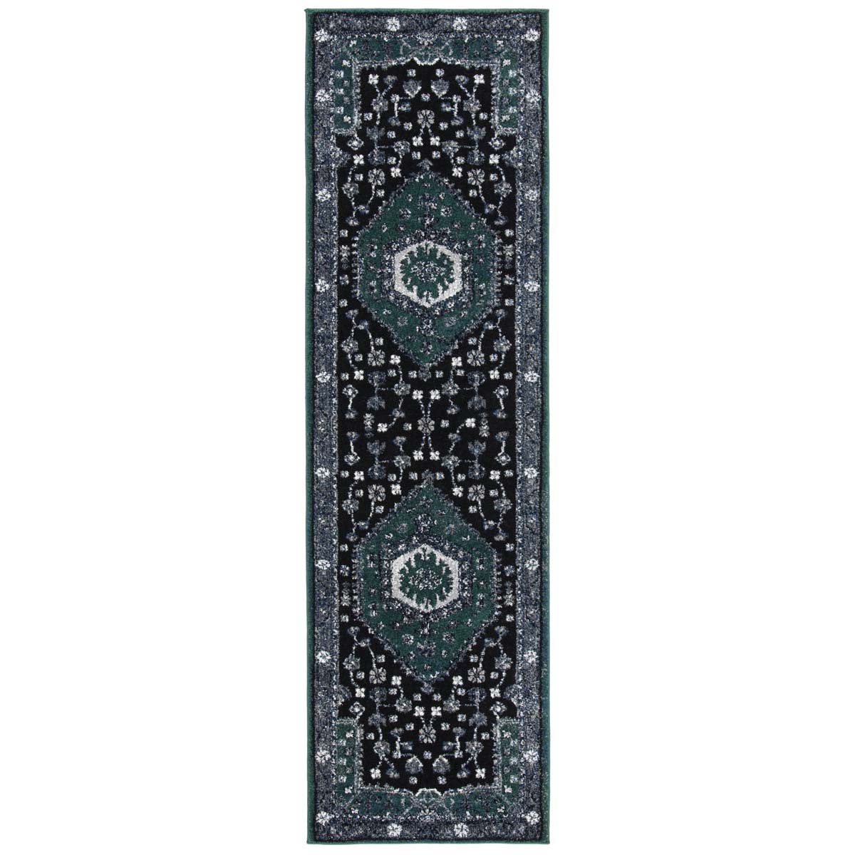 Safavieh Vintage Hamadan 204 Rug, VTH204 - GREEN / BLACK