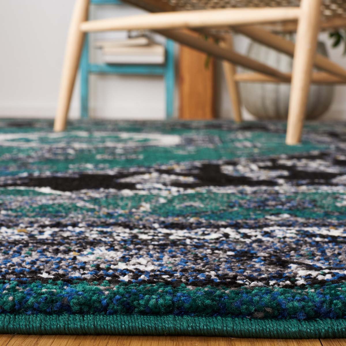 Safavieh Vintage Hamadan 204 Rug, VTH204 - GREEN / BLACK