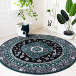 Safavieh Vintage Hamadan 204 Rug, VTH204 - GREEN / BLACK