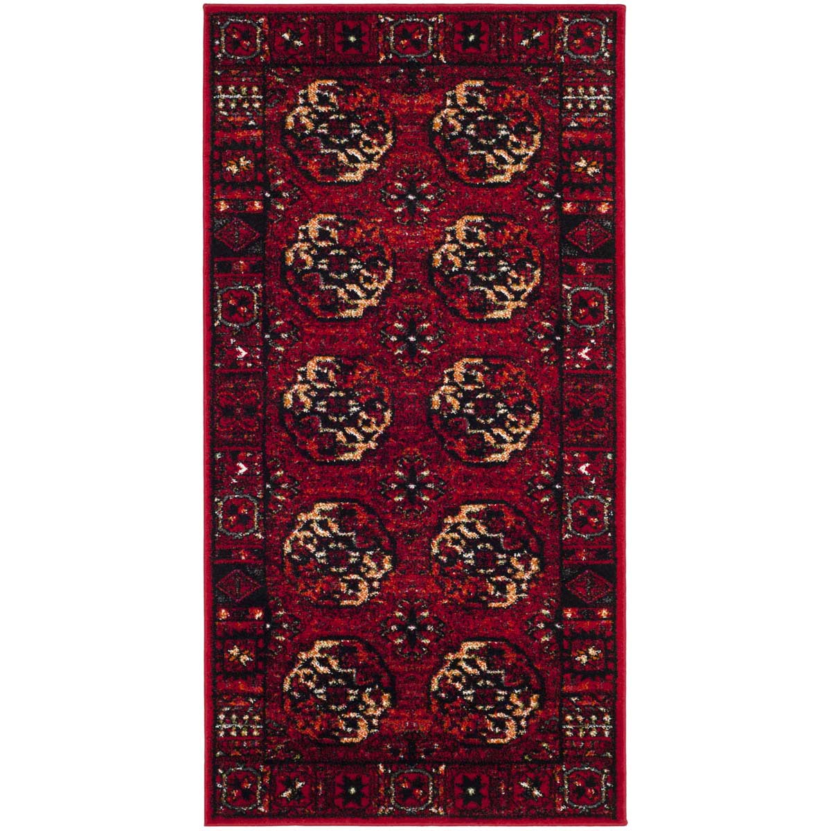 Safavieh Vintage Hamadan 212 Rug, VTH212 - RED / MULTI