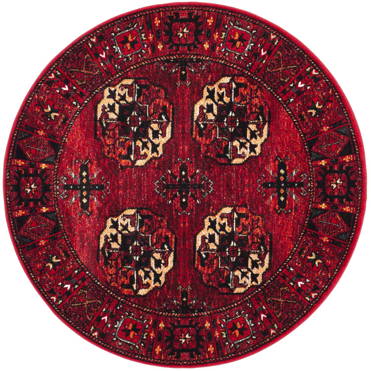 Safavieh Vintage Hamadan 212 Rug, VTH212 - RED / MULTI