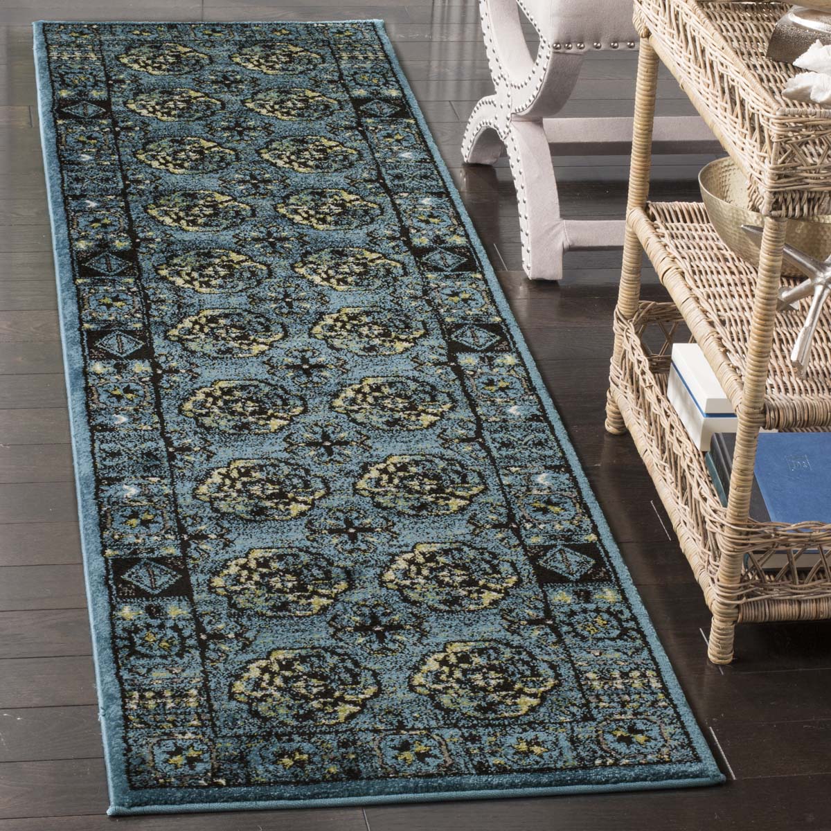 Safavieh Vintage Hamadan 212 Rug, VTH212 - BLUE / MULTI