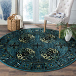 Safavieh Vintage Hamadan 212 Rug, VTH212 - BLUE / MULTI