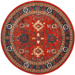 Safavieh Vintage Hamadan 214 Rug, VTH214 - ORANGE / BLUE