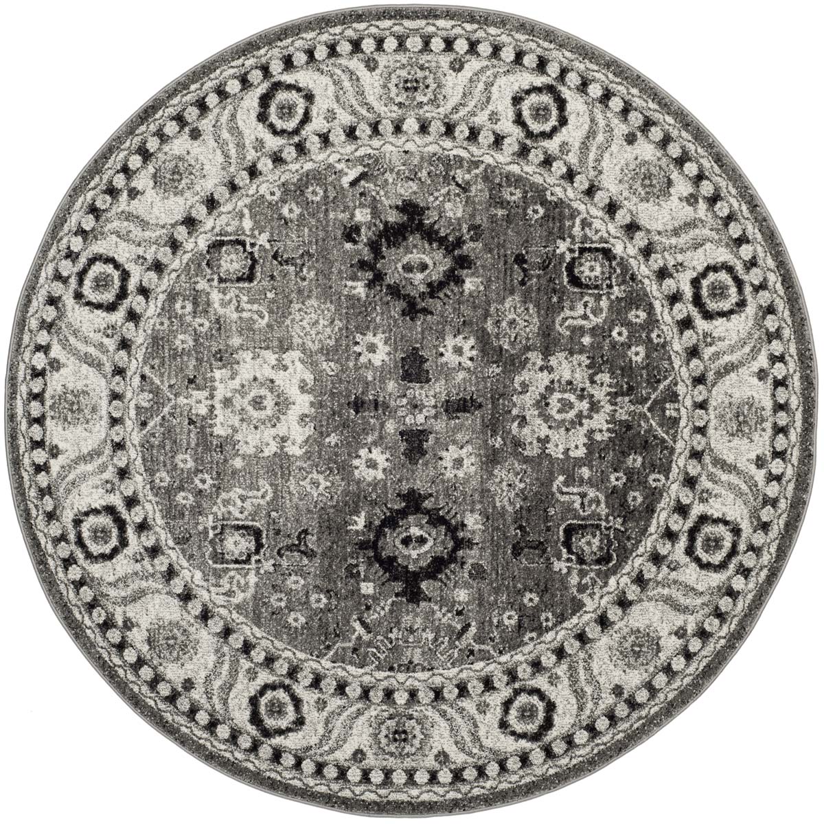 Safavieh Vintage Hamadan 214 Rug, VTH214 - GREY / BLACK